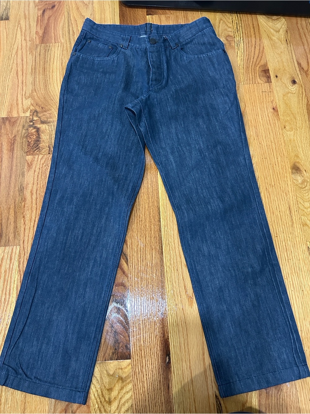 Lanvin Made in France Denim Straight-Leg Jeans